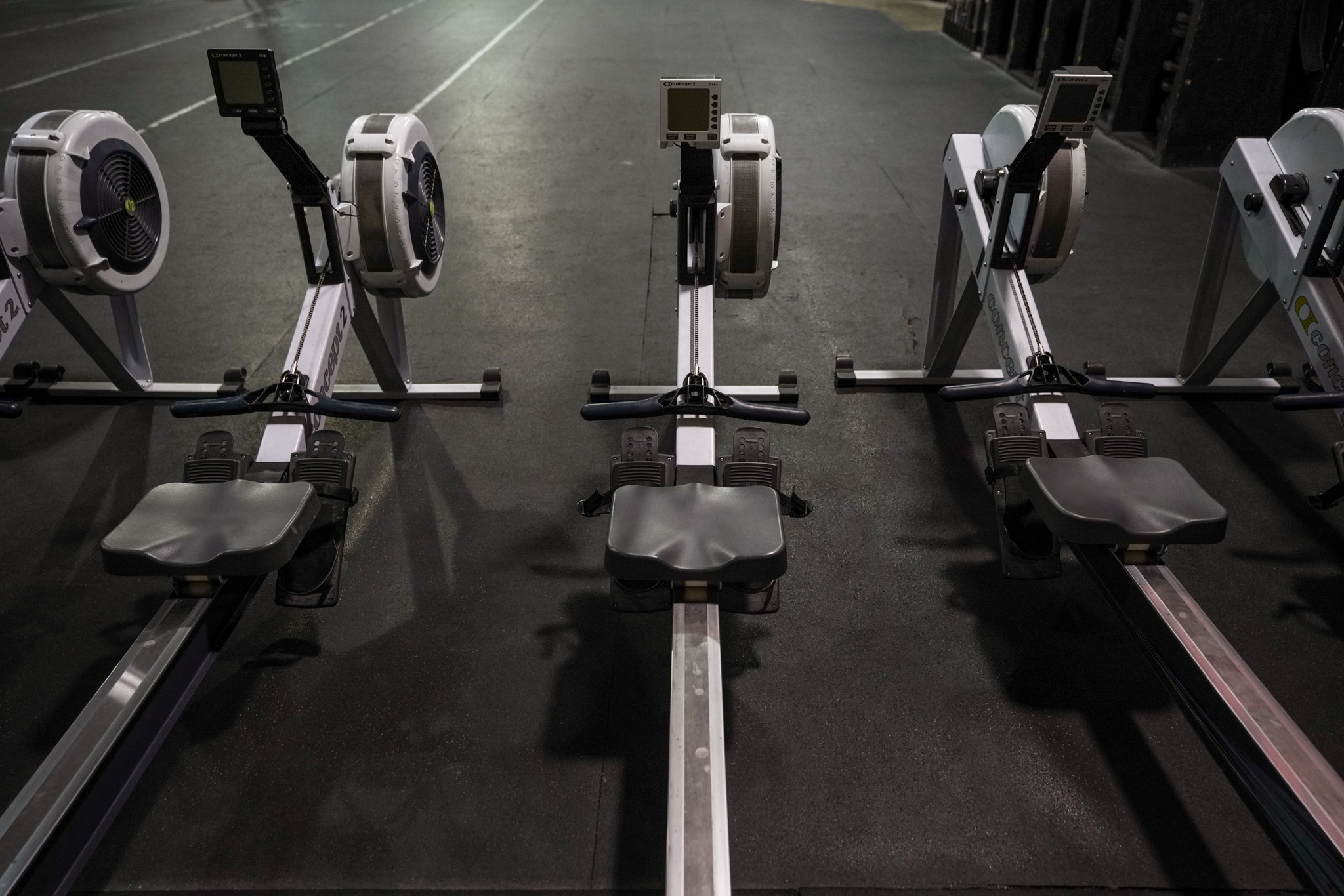 Concept 2 rowing machines at CrossFit Dixie